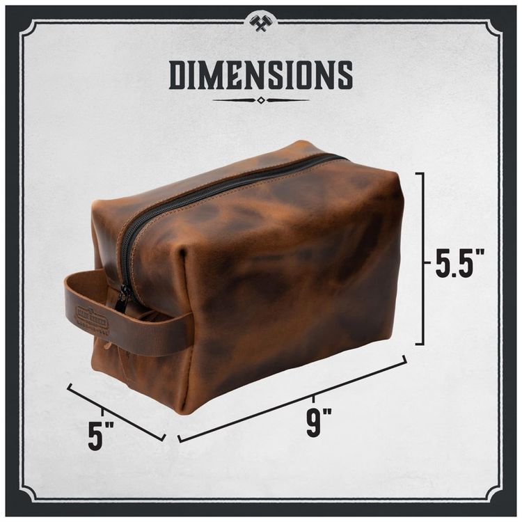 Necessaire-Masculina-de-Couro-MAIN-STREET-FORGE-Marrom-foto-4