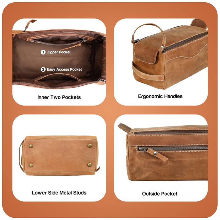 Necessaire-Masculina-de-Couro-Vintage-OLVONO-Marrom-foto-3