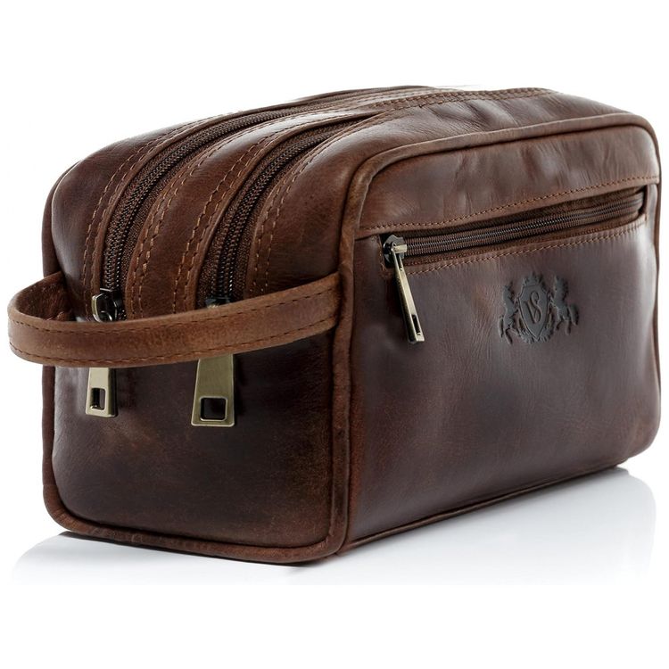 Necessaire-Masculina-de-Couro-SID-VAIN-Marrom-foto-0