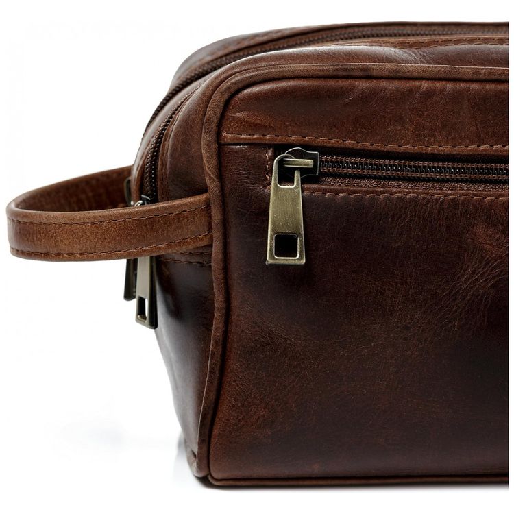 Necessaire-Masculina-de-Couro-SID-VAIN-Marrom-foto-3