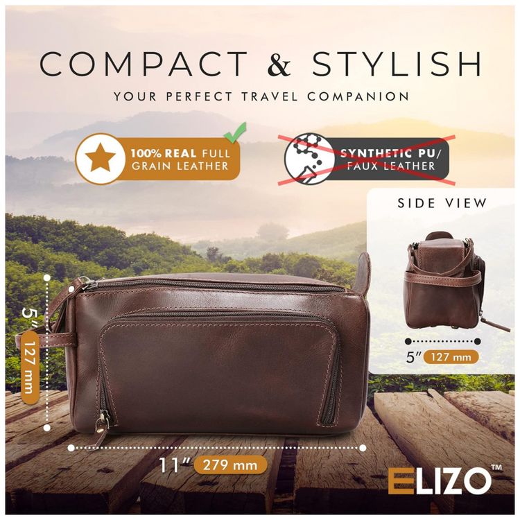 Necessaire-Masculina-de-Couro-ELIZO-Marrom-foto-1