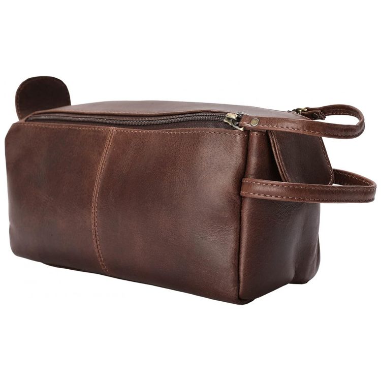 Necessaire-Masculina-de-Couro-ELIZO-Marrom-foto-5