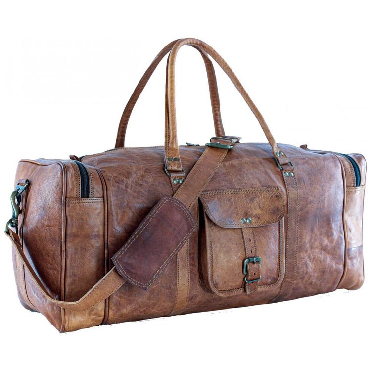 Bolsa-de-Viagem-Masculina-s-Classica-de-Couro-KOMALS-foto-2
