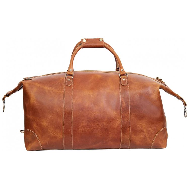 Bolsa-de-Viagem-Masculina-C-Classica-de-Couro-CUERO-Marrom-foto-2
