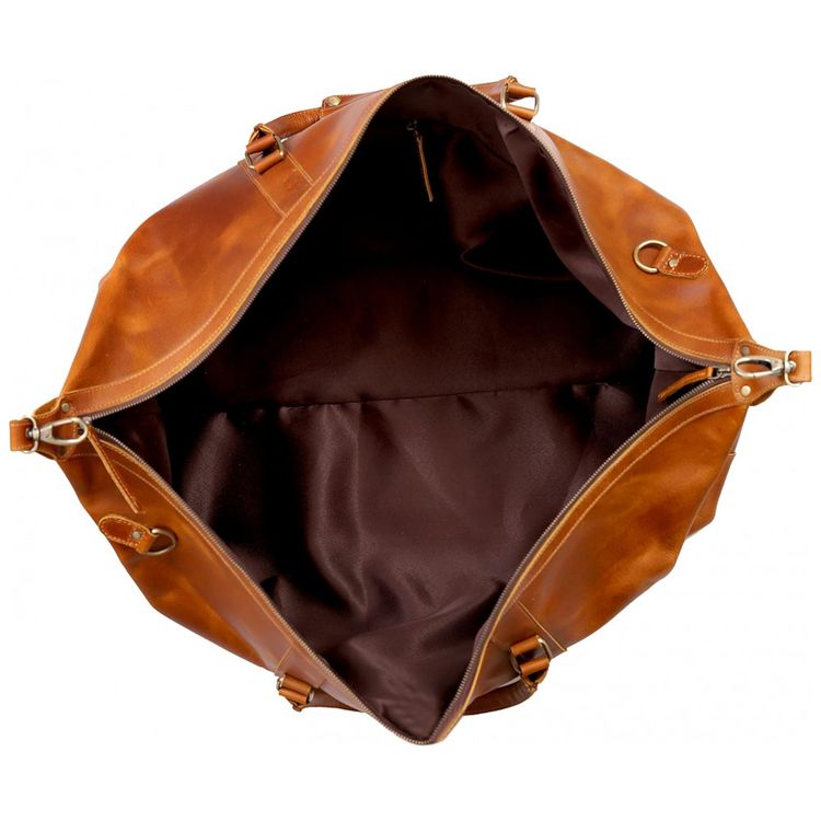 Bolsa-de-Viagem-Masculina-C-Classica-de-Couro-CUERO-Marrom-foto-4