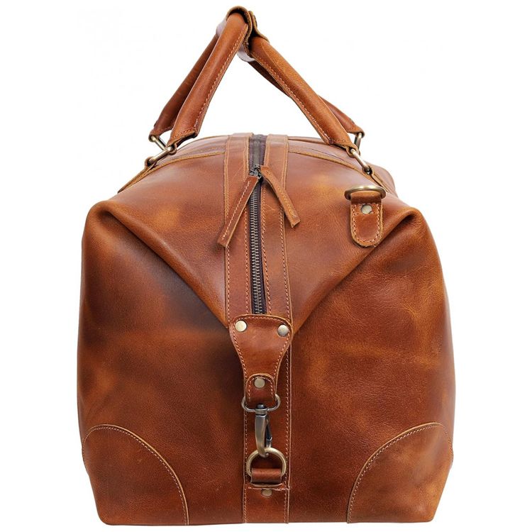 Bolsa-de-Viagem-Masculina-C-Classica-de-Couro-CUERO-Marrom-foto-5