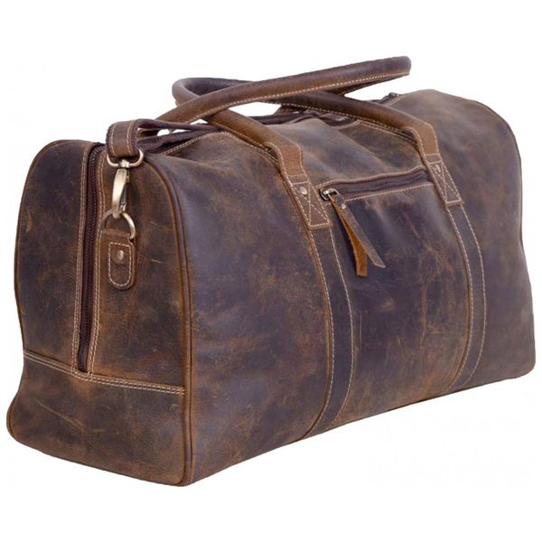 Bolsa-de-Viagem-Masculina-Classica-de-Couro-KOMALC-Marrom-foto-0
