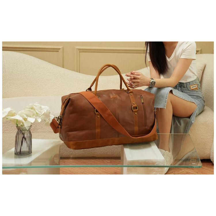 Bolsa-de-Viagem-Masculina-Classica-de-Couro-BAOSHA-Marrom-foto-5