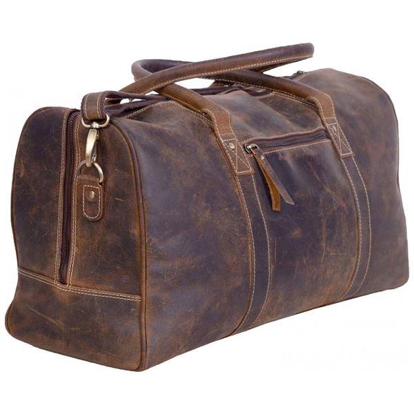 Bolsa-de-Viagem-Masculina-Classica-de-Couro-KOMALC-Marrom-foto-0