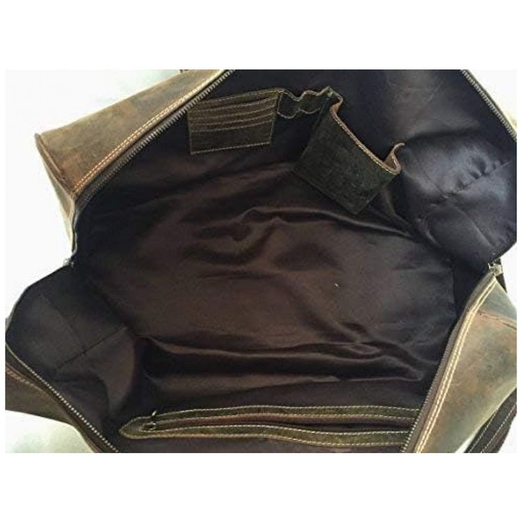 Bolsa-de-Viagem-Masculina-Classica-de-Couro-KOMALC-Marrom-foto-3