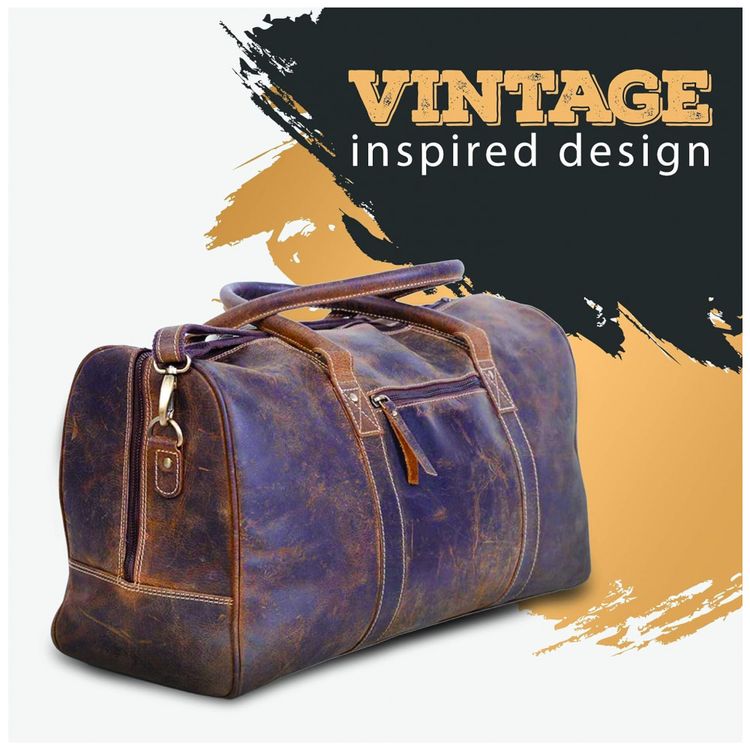 Bolsa-de-Viagem-Masculina-Classica-de-Couro-KOMALC-Marrom-foto-4