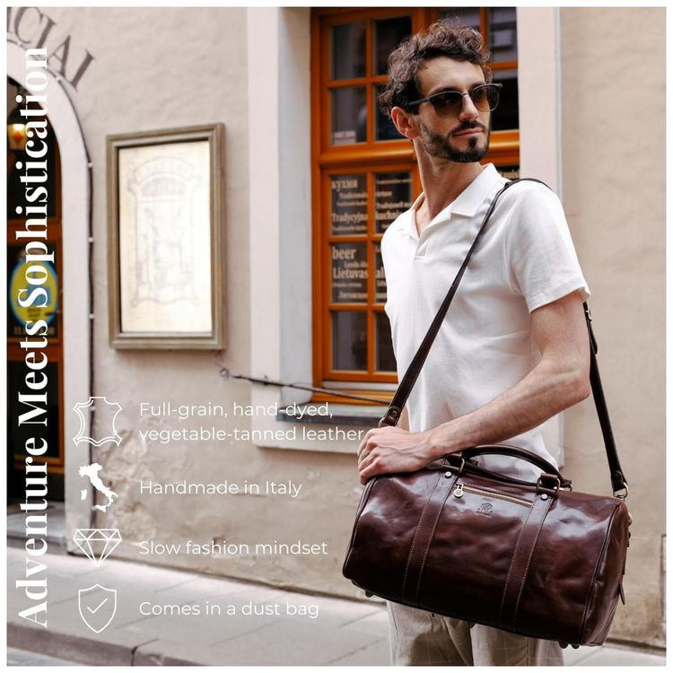 Bolsa-de-Viagem-Masculina-Classica-de-Couro-TIME-foto-1