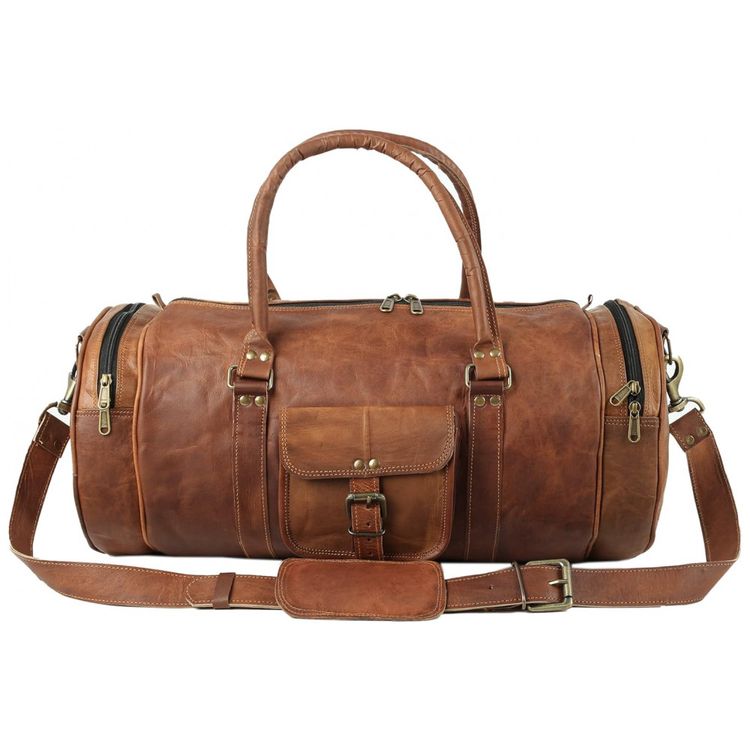 Bolsa-de-Viagem-Masculina-Classica-de-Couro-ARTIST-UNKNOWN-foto-0