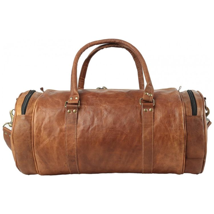 Bolsa-de-Viagem-Masculina-Classica-de-Couro-ARTIST-UNKNOWN-foto-2