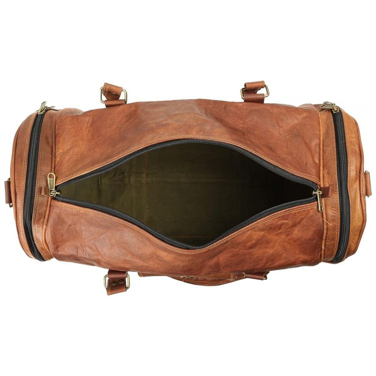Bolsa-de-Viagem-Masculina-Classica-de-Couro-ARTIST-UNKNOWN-foto-4