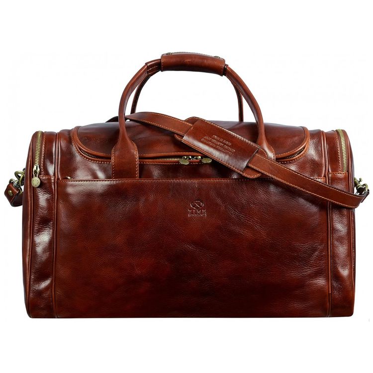 Bolsa-de-Viagem-Masculina-Classica-de-Couro-TIME-foto-0