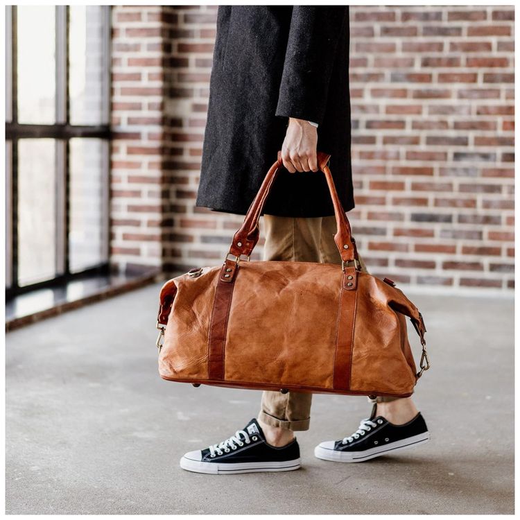Bolsa-de-Viagem-Masculina-Vintage-Classica-de-Couro-45L-foto-1