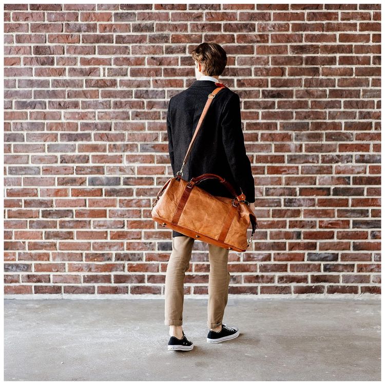 Bolsa-de-Viagem-Masculina-Vintage-Classica-de-Couro-45L-foto-3
