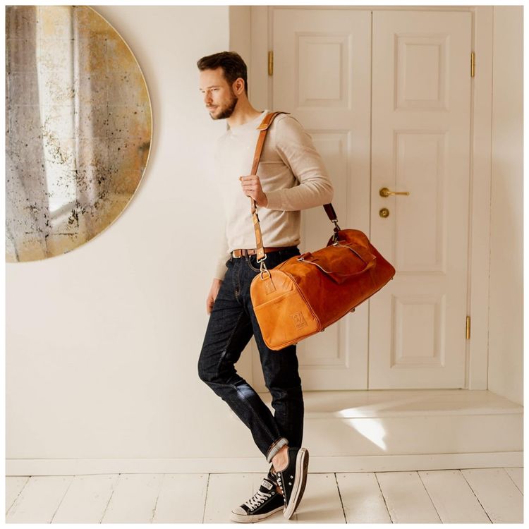 Bolsa-de-Viagem-Masculina-Vintage-Classica-de-Couro-45L-foto-4
