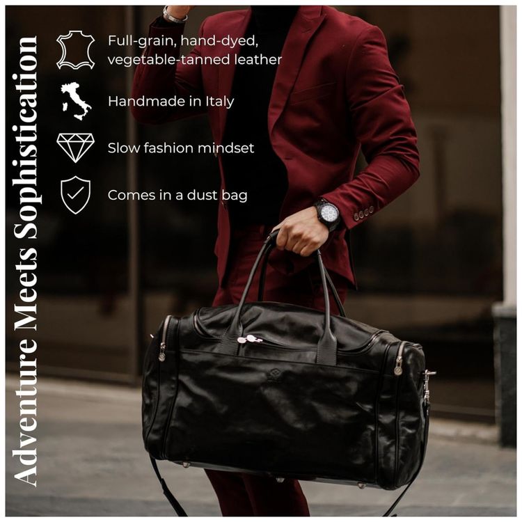 Bolsa-de-Viagem-Masculina-Classica-de-Couro-TIME-foto-1