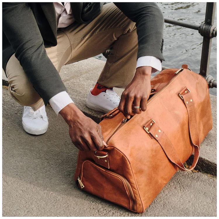 Bolsa-de-Viagem-Masculina-Vintage-Classica-de-Couro-45L-foto-5
