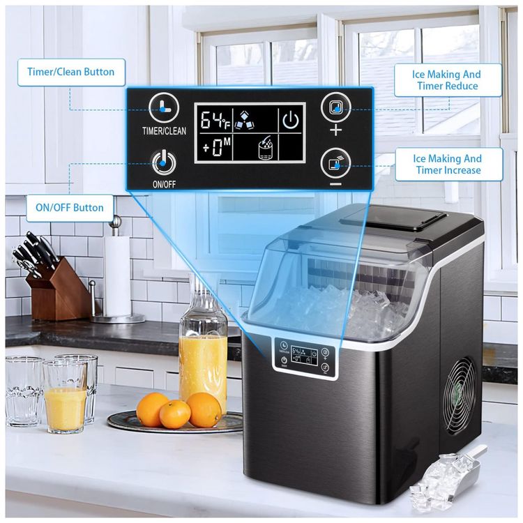 Maquina-de-Gelo-ate-24-kg-em-24H-Portatil-195W-110v-foto-2
