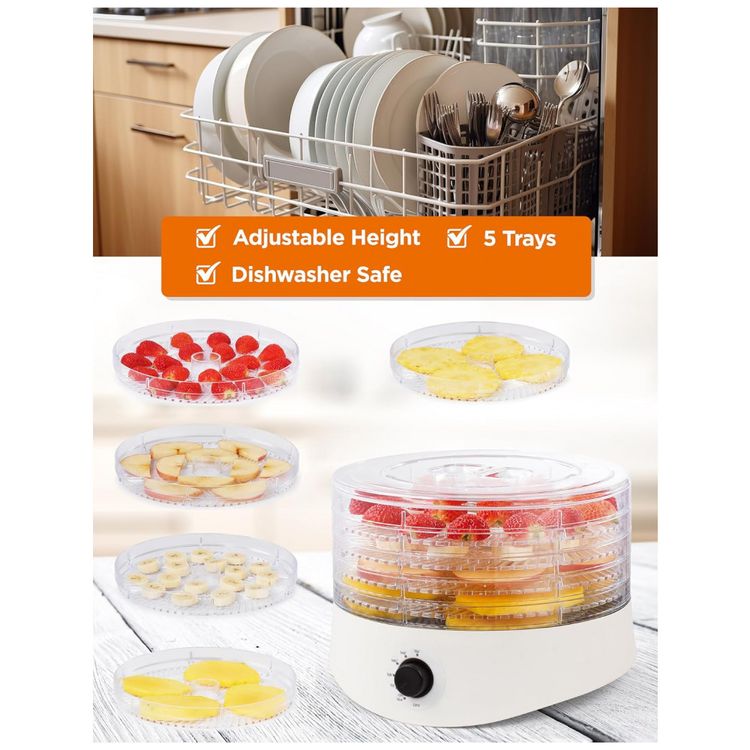 Desidratador-de-Alimentos-com-5-Bandejas-e-Controle-de-foto-2