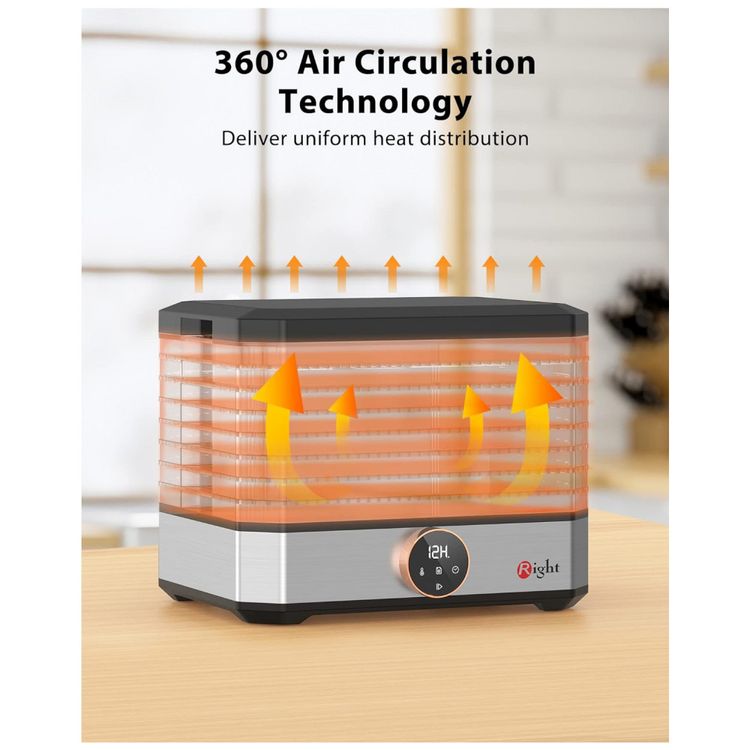 Desidratador-de-Alimentos-com-8-Bandejas-e-Controle-de-foto-4