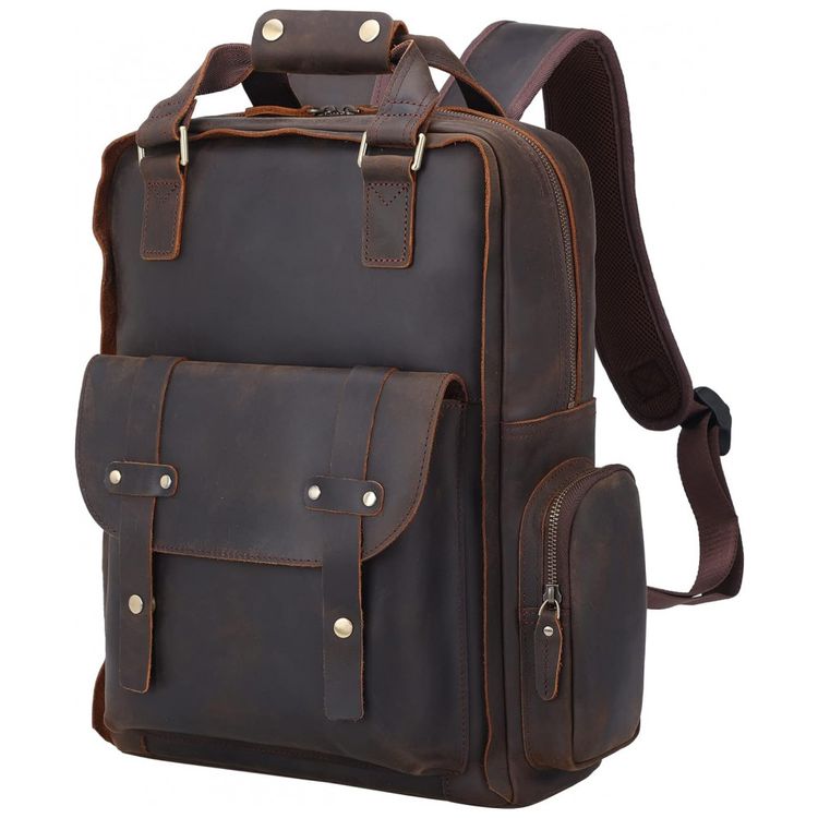 Mochila-Masculina-para-Laptop-de-Couro-TIDING-Marrom-foto-0