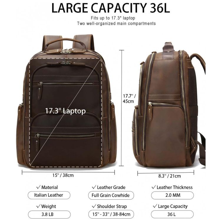 Mochila-Masculina-para-Laptop-43cm-36L-de-Couro-TAERTII-foto-2