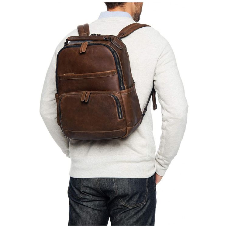 Mochila-Unissex-para-Laptop-de-Couro-FRYE-Marrom-foto-5
