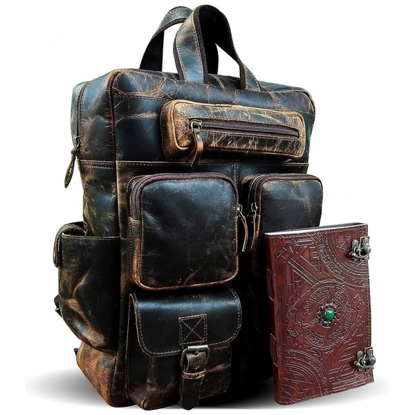 Mochila-Masculina-BOSTANTEN-para-Laptop-de-Couro-de-Bufalo-foto-0