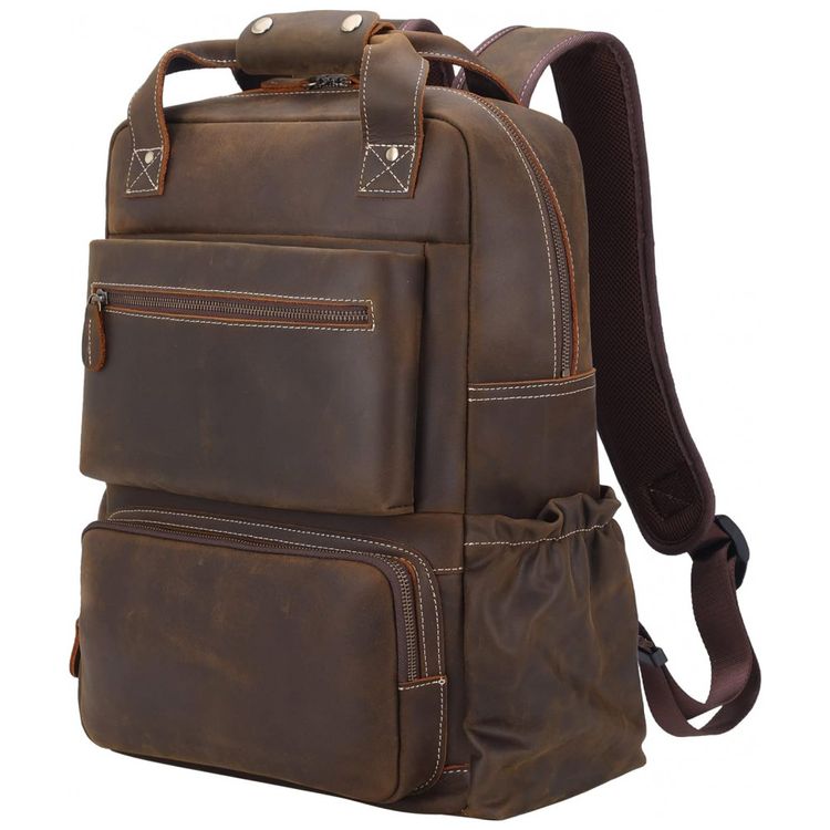 Mochila-Masculina-para-Laptop-de-Couro-TIDING-Marrom-foto-0