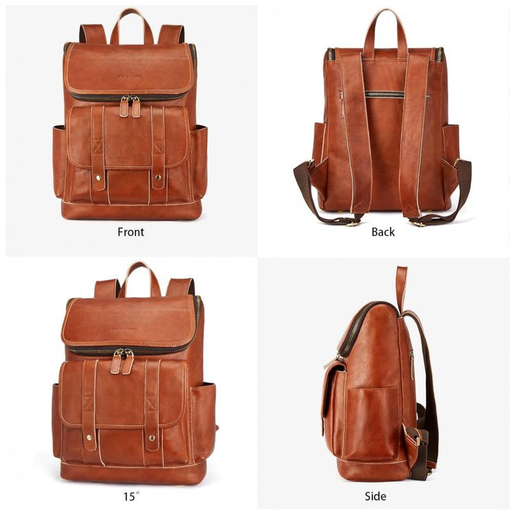 Mochila-Masculina-para-Laptop-de-Couro-BOSTANTEN-Marrom-foto-4