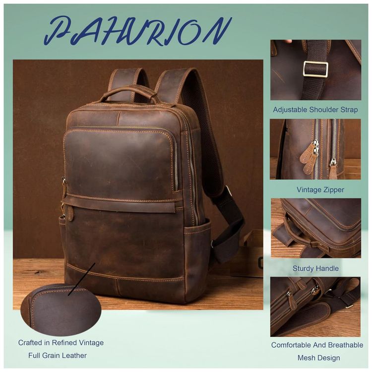Mochila-Masculina-para-Laptop-de-Couro-PAHVRION-Marrom-foto-2