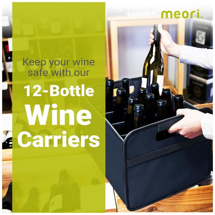 Caixa-Para-Transporte-de-Vinhos-MEORI-ate-12-Garrafas-Azul-foto-1