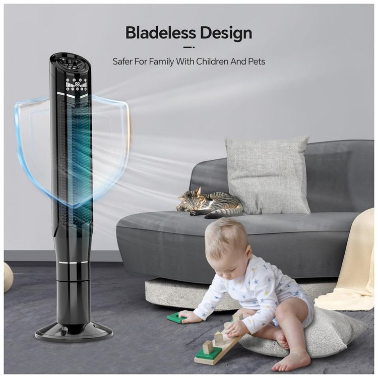 Ventilador-de-Torre-Kismile-com-8-Velocidades-Controle-foto-4