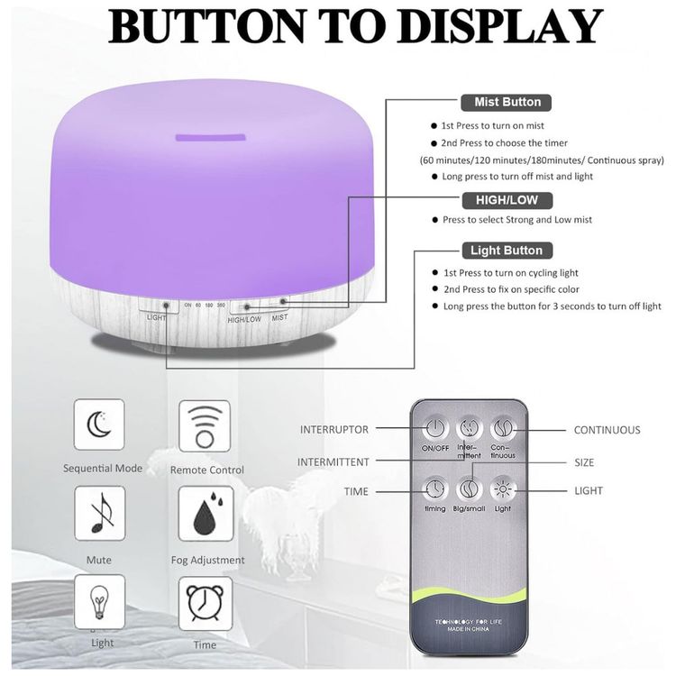 Umidificador-Portatil-MOVOYEE-500mL-ate-8H-com-Controle-foto-5