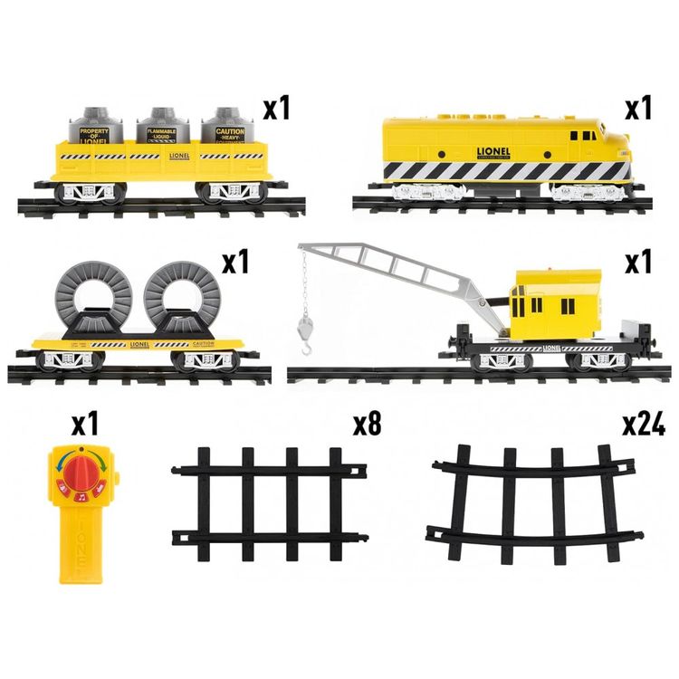 Conjunto-de-Trem-Trenzinho-Eletrico-LIONEL-Construction-foto-2