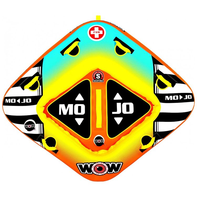 Boia-Rebocavel-Aquatica-WOW-Sports-para-2-Pessoas-Amarela-foto-0