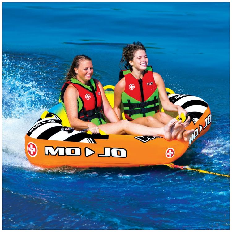 Boia-Rebocavel-Aquatica-WOW-Sports-para-2-Pessoas-Amarela-foto-1