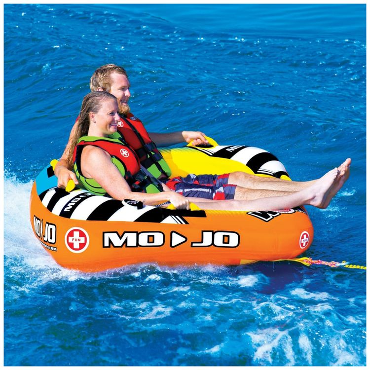 Boia-Rebocavel-Aquatica-WOW-Sports-para-2-Pessoas-Amarela-foto-3