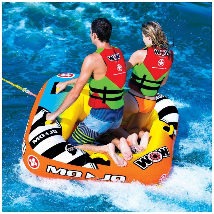 Boia-Rebocavel-Aquatica-WOW-Sports-para-2-Pessoas-Amarela-foto-4