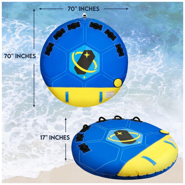 Boia-Rebocavel-Aquatica-BODIOO-para-3-Pessoas-Azul-foto-5