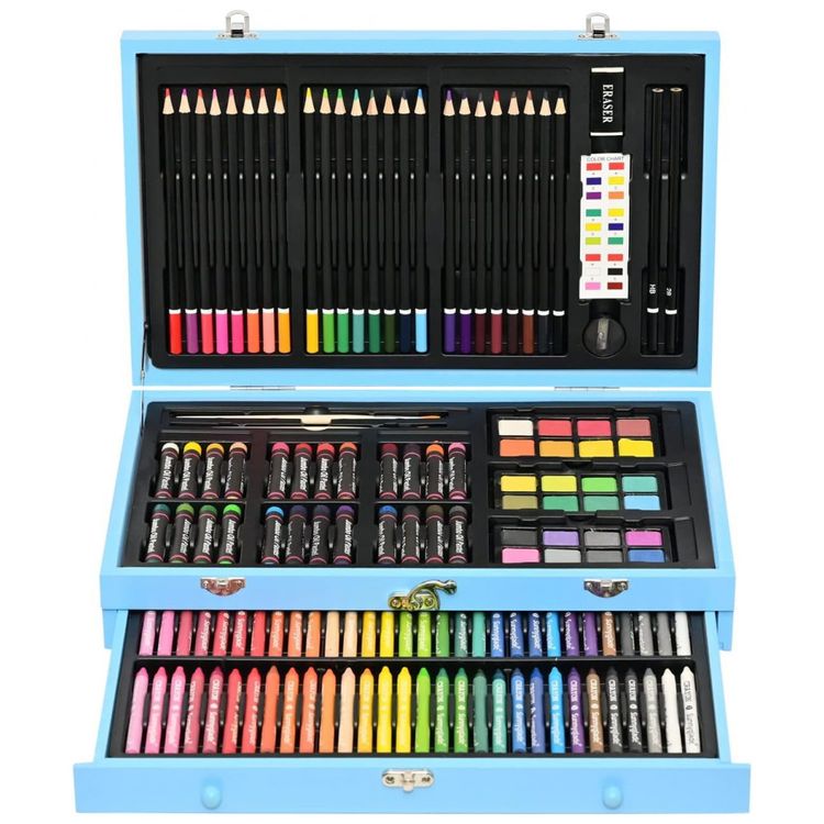 Kit-de-Pintura-Sunnyglade-com-145-Pecas-e-Caixa-de-madeira-foto-2