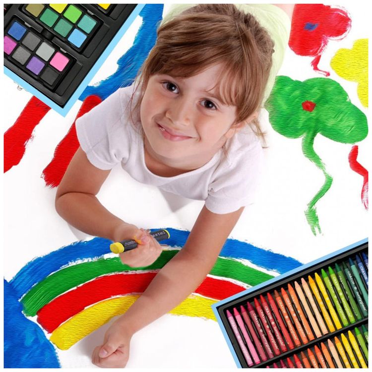 Kit-de-Pintura-Sunnyglade-com-145-Pecas-e-Caixa-de-madeira-foto-3