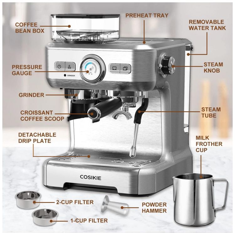 Maquina-de-Cafe-Expresso-Semi-Automatica-COSIKIE-com-Moedor-foto-2