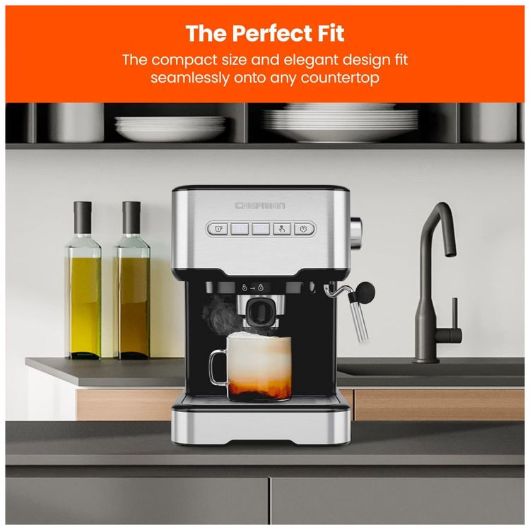 Maquina-de-Cafe-Expresso-6-em-1-Chefman-15-Bar-de-Potencia-foto-2