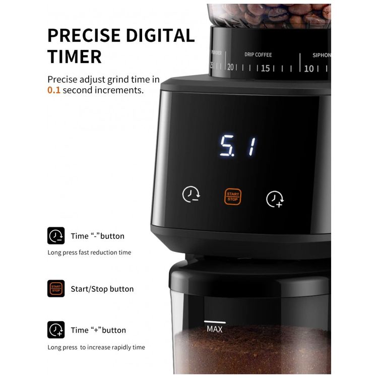 Moedor-de-Cafe-Eletrico-Profissional-SHARDOR-cm-31-Niveis-de-foto-3