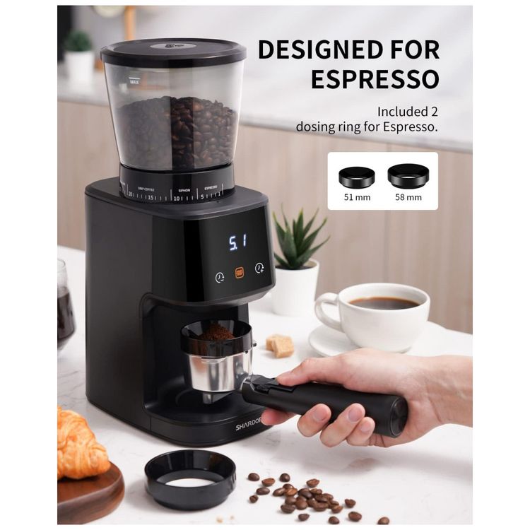 Moedor-de-Cafe-Eletrico-Profissional-SHARDOR-cm-31-Niveis-de-foto-4